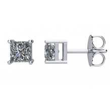 14K White 1 CTW Diamond Earrings - 6286660002P