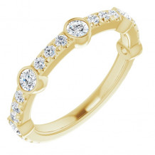 14K Yellow 3/4 CTW Diamond Anniversary Band - 123606601P