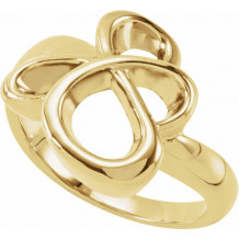 14K Yellow Metal Fashion Ring - 5889122770P