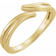 14K Yellow Bypass Ring - 51709102P