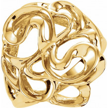 14K Yellow Freeform Ring - 556467500P